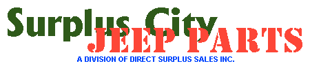 SURPLUS CITY JEEP PARTS